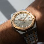 Audemars Piguet Royal Oak Selfwinding 15400SR.OO.1220SR.01 (Onbekend (willekeurig serienummer)) - Zilver wijzerplaat 41mm Staal (6/7)