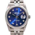 Rolex Datejust 36 16234 (1991) - Blauw wijzerplaat 36mm Staal (1/8)