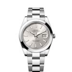 Rolex Datejust 41 126300 (2024) - Zilver wijzerplaat 41mm Staal (1/8)