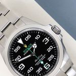 Rolex Air-King 126900 (2024) - Zwart wijzerplaat 40mm Staal (3/8)