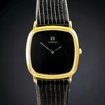 Omega De Ville 195.0077.2 (1986) - Black dial 30 mm Gold/Steel case (1/8)