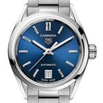TAG Heuer Carrera Lady WBN2411.BA0621 (2026) - Blauw wijzerplaat 29mm Staal (1/1)