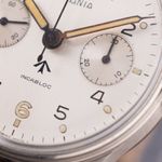 Lemania Vintage 15CHT (1960) - Silver dial 38 mm Steel case (5/8)