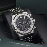 Audemars Piguet Royal Oak Chronograph 26240ST (2023) - Black dial 41 mm Steel case (1/8)