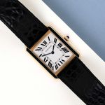 Cartier Tank Solo W1018855 (2014) - Wit wijzerplaat 27mm Geelgoud (1/8)