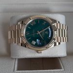 Rolex Day-Date 40 228238 (2025) - Green dial 40 mm Yellow Gold case (4/5)