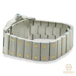 Cartier Santos Galbée W20011C4 (2000) - Silver dial 29 mm Gold/Steel case (6/8)