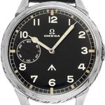 Omega Vintage Unknown (1945) - Black dial 48 mm Steel case (1/8)