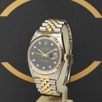 Rolex Datejust 36 16233 (1992) - Black dial 36 mm Gold/Steel case (3/7)