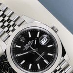 Rolex Datejust 41 126300 (2019) - Zwart wijzerplaat 41mm Staal (3/8)