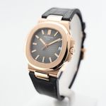 Patek Philippe Nautilus 5711R (2007) - Bruin wijzerplaat 40mm Roségoud (2/8)