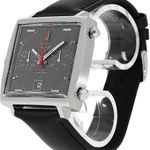 TAG Heuer Monaco 1133G (1969) - Grey dial 39 mm Steel case (3/5)