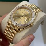 Rolex Day-Date 40 228398TBR (2022) - Champagne dial 40 mm Yellow Gold case (8/8)