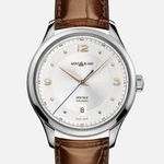 Montblanc Heritage 128672 (2023) - Silver dial 40 mm Steel case (1/3)