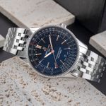 Breitling Navitimer A17326241B1A1 (Onbekend (willekeurig serienummer)) - Zwart wijzerplaat 41mm Staal (2/8)