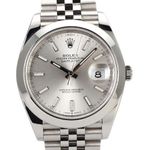 Rolex Datejust 41 126300 (2022) - Silver dial 41 mm Steel case (1/8)