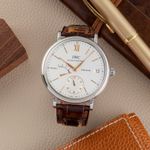 IWC Portofino Hand-Wound IW510103 (2015) - Silver dial 45 mm Steel case (1/8)