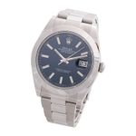 Rolex Datejust 41 126300 (2024) - Blauw wijzerplaat 41mm Staal (2/4)