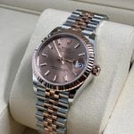 Rolex Datejust 278271 PINK INDEX JUB (2025) - Pink dial 37 mm Gold/Steel case (3/10)