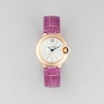 Cartier Ballon Bleu 28mm 3007 (2019) - Silver dial 28 mm (1/8)