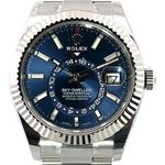 Rolex Sky-Dweller 326934 (2021) - Blauw wijzerplaat 42mm Staal (1/8)