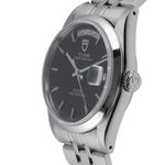 Tudor Prince Date 76200 (Unknown (random serial)) - Black dial 36 mm Steel case (6/8)