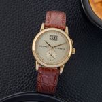 A. Lange & Söhne Saxonia 105.021 (1999) - Silver dial 34 mm Yellow Gold case (1/8)