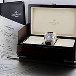Patek Philippe Annual Calendar Chronograph 5905P-010 (2018) - Black dial 42 mm Platinum case (5/6)