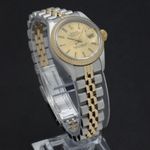 Rolex Lady-Datejust 69173 (1987) - Gold dial 26 mm Gold/Steel case (6/7)