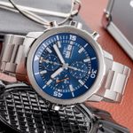 IWC Aquatimer Chronograph IW376805 (2015) - Blue dial 44 mm Steel case (2/8)