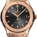 Hublot Classic Fusion Racing Grey 581.OX.7081.RX (2022) - Grijs wijzerplaat 33mm Roségoud (1/1)