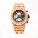 Audemars Piguet Royal Oak Offshore Chronograph 26470OR.OO.1000OR.02 (2019) - Grijs wijzerplaat 42mm Roségoud (3/8)