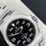 Rolex Air-King 126900 (2024) - Zwart wijzerplaat 40mm Staal (3/8)