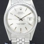 Rolex Datejust 1603 (1974) - Zilver wijzerplaat 36mm Staal (1/7)