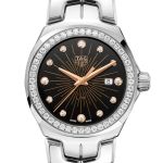 TAG Heuer Link Lady WBC131G.BA0649 (2024) - Black dial 32 mm Steel case (2/3)