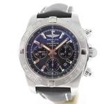 Breitling Chronomat 44 AB0110 (Unknown (random serial)) - Black dial 44 mm Steel case (1/7)