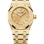 Audemars Piguet Royal Oak Mini 67630BA.GG.1312BA.01 (2025) - Champagne wijzerplaat 23mm Geelgoud (1/1)