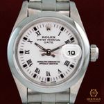 Rolex Oyster Perpetual Lady Date 79160 (1999) - 26mm Staal (1/8)