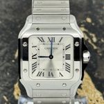 Cartier Santos WSSA0082 (2025) - Silver dial 27 mm Steel case (2/8)