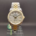 Rolex Datejust 36 126233 (2022) - Pearl dial 36 mm Gold/Steel case (6/8)