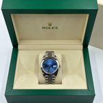 Rolex Datejust 41 126300 (2024) - Blauw wijzerplaat 41mm Staal (4/8)