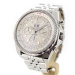 Breitling Bentley 6.75 A44362 (2008) - White dial 48 mm Steel case (3/7)