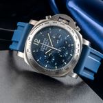 Panerai Luminor Chrono PAM00326 (2009) - Blauw wijzerplaat 44mm Titanium (2/8)