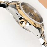 Rolex Lady-Datejust 69173 (1986) - Champagne wijzerplaat 26mm Goud/Staal (8/8)