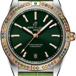 Breitling Chronomat 36 U10380611L1P1 (2026) - Green dial 36 mm Steel case (1/1)