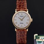 Rolex Cellini 6110 (Onbekend (willekeurig serienummer)) - Zilver wijzerplaat 26mm Geelgoud (1/7)