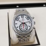 Patek Philippe Annual Calendar Chronograph 5960/1A-001 (2017) - Zilver wijzerplaat 41mm Staal (2/8)