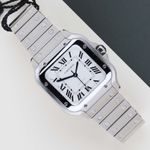 Cartier Santos WSSA0029 (2025) - Silver dial 35 mm Steel case (1/8)