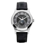 Patek Philippe Annual Calendar 5205G-010 (Onbekend (willekeurig serienummer)) - Zwart wijzerplaat 40mm Witgoud (1/2)