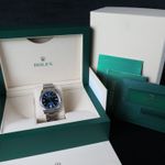 Rolex Oyster Perpetual 126000 (2021) - Turquoise wijzerplaat 36mm Staal (8/8)